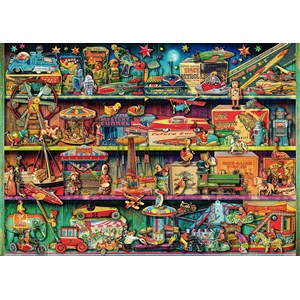 Schmidt Spiele (59376) - Aimee Stewart: "Wonderful World of Toys" - 1000 brikker puslespil