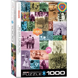 Eurographics (6000-0943) - "60s Love Collection" - 1000 brikker puslespil