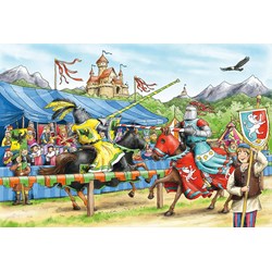 Schmidt Spiele (56204) - "In the knights" - 60 brikker puslespil