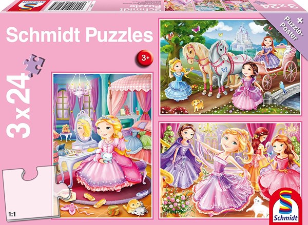 Schmidt Spiele (56217) - "Princess" - 24 brikker puslespil