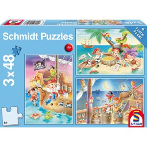 Schmidt Spiele (56223) - "Piratenbande" - 48 brikker puslespil