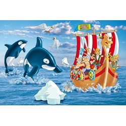 Schmidt Spiele (56224) - "Viking" - 48 brikker puslespil