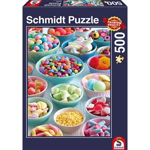 Schmidt Spiele (58284) - "Sweet treats" - 500 brikker puslespil