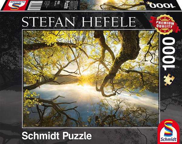 Schmidt Spiele (59383) - Stefan Hefele: "Embrace of Gold" - 1000 brikker puslespil