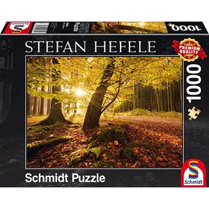 Schmidt Spiele (59384) - Stefan Hefele: "Autumn Magic" - 1000 brikker puslespil