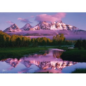Schmidt Spiele (59386) - Rodney Lough Jr.: "Day Dreaming, The Grand Teton National Park, Wyoming" - 1000 brikker puslespil