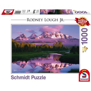 Schmidt Spiele (59386) - Rodney Lough Jr.: "Day Dreaming, The Grand Teton National Park, Wyoming" - 1000 brikker puslespil