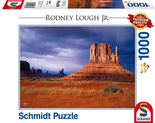 Schmidt Spiele (59388) - Rodney Lough Jr.: "Left Handed, Navajo Indian Tribal Reservation, Arizona" - 1000 brikker puslespil