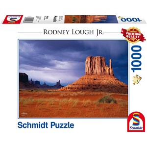 Schmidt Spiele (59388) - Rodney Lough Jr.: "Left Handed, Navajo Indian Tribal Reservation, Arizona" - 1000 brikker puslespil