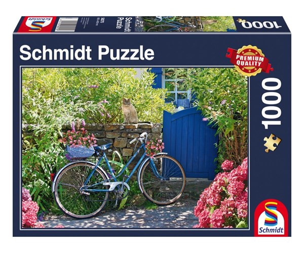 Schmidt Spiele (58275) - "Outing by Bike" - 1000 brikker puslespil
