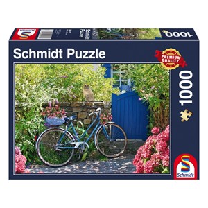 Schmidt Spiele (58275) - "Outing by Bike" - 1000 brikker puslespil