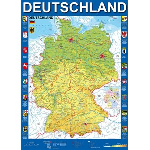 Schmidt Spiele (58287) - "Germany" - 1000 brikker puslespil