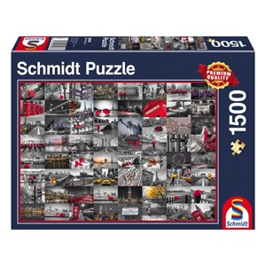 Schmidt Spiele (58296) - "Cityscapes" - 1500 brikker puslespil