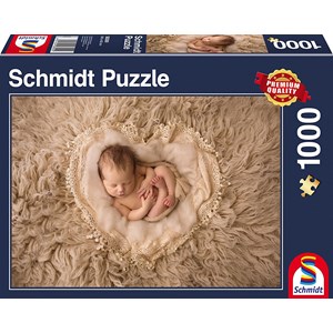 Schmidt Spiele (58300) - "Little Heart" - 1000 brikker puslespil