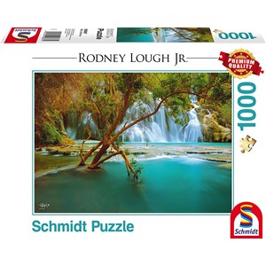 Schmidt Spiele (59387) - Rodney Lough Jr.: "Canyon Song, Havasupai Indian Reservation, Arizona" - 1000 brikker puslespil