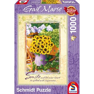 Schmidt Spiele (59390) - Gail Marie: "Smile" - 1000 brikker puslespil
