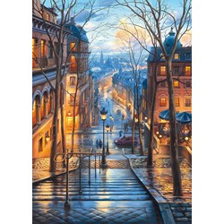 Schmidt Spiele (59560) - Eugene Lushpin: "Forår på Montmartre" - 1000 brikker puslespil