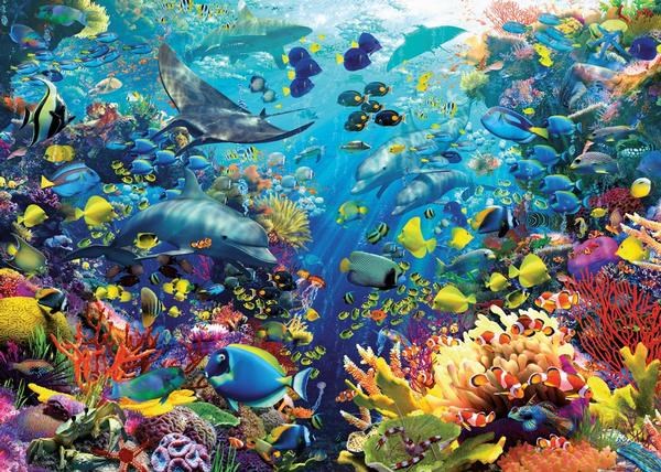 Ravensburger (17807) - "Underwater Paradise" - 9000 brikker puslespil