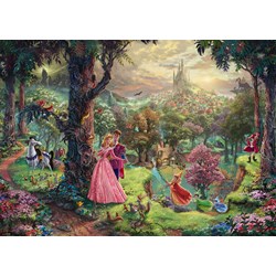 Schmidt Spiele (59474) - Thomas Kinkade: "The Sleeping Beauty" - 1000 brikker puslespil
