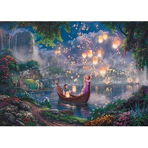 Schmidt Spiele (59480) - Thomas Kinkade: "Disney Rapunzel" - 1000 brikker puslespil
