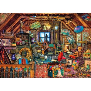 Schmidt Spiele (59379) - Aimee Stewart: "Treasures under the Roof" - 1000 brikker puslespil