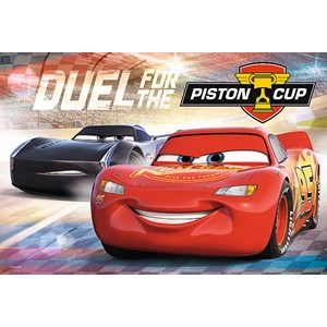 Trefl (16313) - "Cars 3, Piston Cup" - 100 brikker puslespil