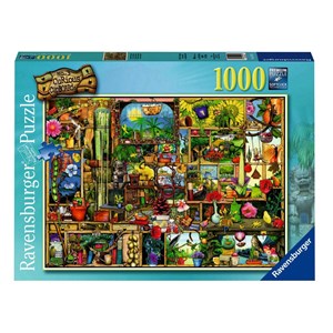 Ravensburger (19482) - Colin Thompson: "Reolen i haven" - 1000 brikker puslespil