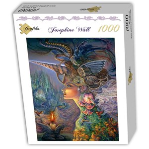 Grafika (T-00363) - Josephine Wall: "My Lady Unicorn" - 1000 brikker puslespil
