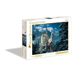 Clementoni (31390) - "Neuschwanstein Castle" - 1000 brikker puslespil