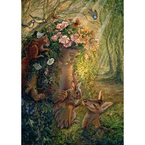 Grafika (T-00338) - Josephine Wall: "The Wood Nymph" - 1000 brikker puslespil