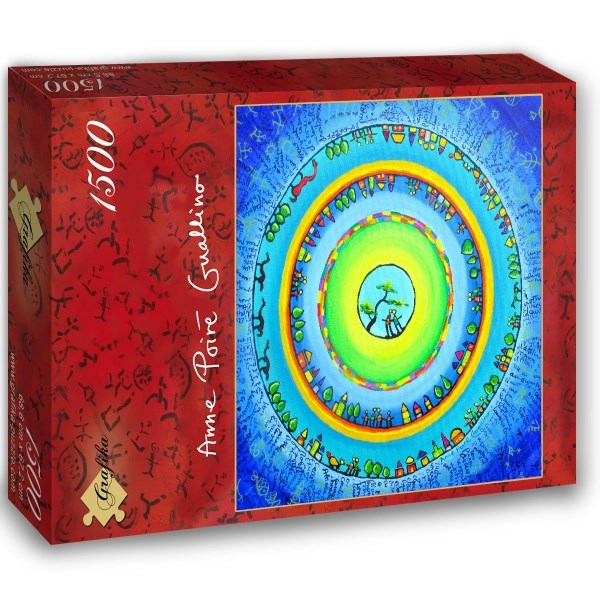 Grafika (02441) - Anne Poire, Patrick Guallino: "Nuage" - 1500 brikker puslespil