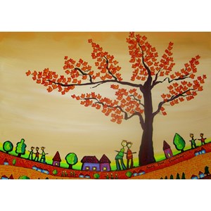 Grafika (02465) - Anne Poire, Patrick Guallino: "Paisible" - 1000 brikker puslespil