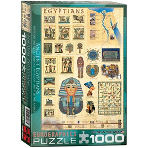 Eurographics (6000-0083) - "Ancient Egyptians" - 1000 brikker puslespil