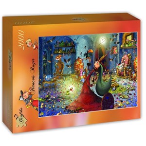 Grafika (T-00482) - François Ruyer: "Witch" - 2000 brikker puslespil