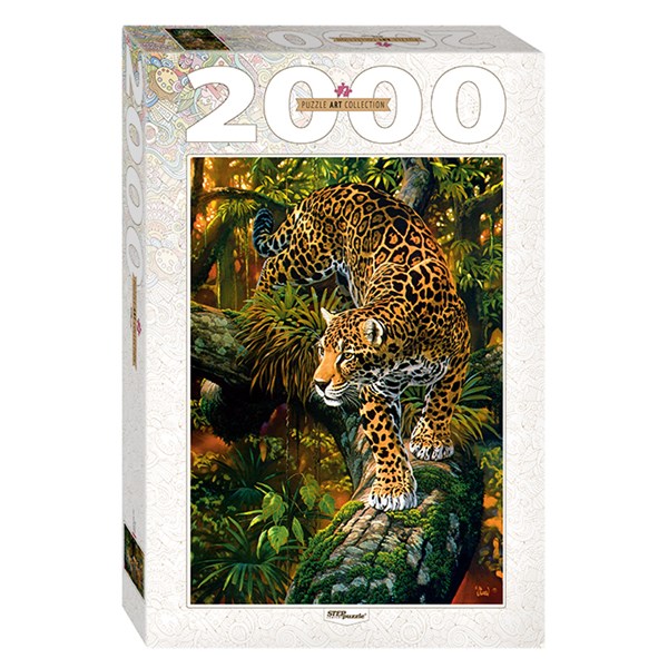 Step Puzzle (84027) - "Leopard" - 2000 brikker puslespil