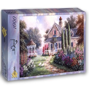 Grafika (02491) - Dennis Lewan: "Elmira's Cottage" - 1000 brikker puslespil