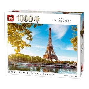 King International (05661) - "Eiffel Tower" - 1000 brikker puslespil