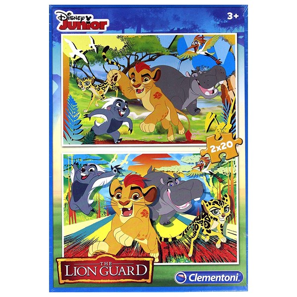Clementoni (07025) - "The Lion Guard" - 20 brikker puslespil