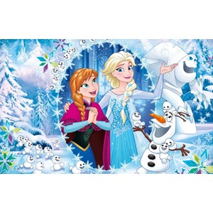 Clementoni (07030) - "Frozen" - 20 brikker puslespil