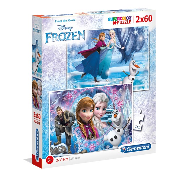 Clementoni (07119) - "Frozen" - 60 brikker puslespil