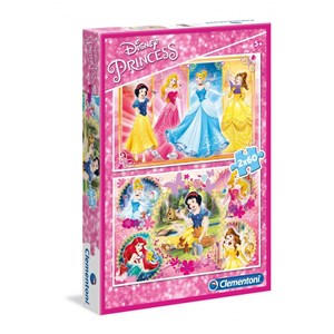 Clementoni (07133) - "Disney Princess" - 60 brikker puslespil