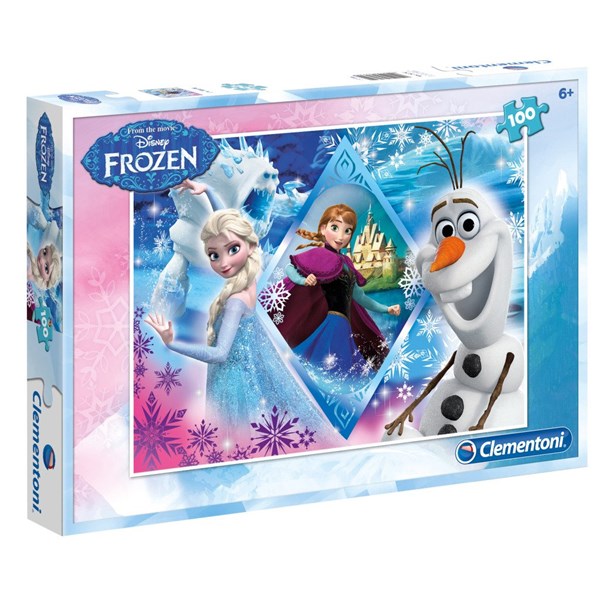 Clementoni (07230) - "Frozen" - 100 brikker puslespil