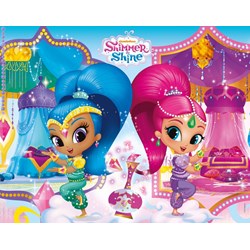 Clementoni (07256) - "Shimmer og Shine" - 100 brikker puslespil