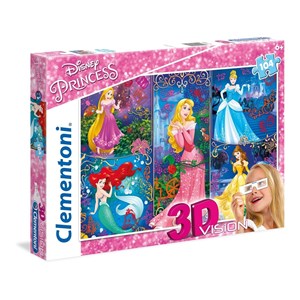Clementoni (20609) - "Disney Princess" - 104 brikker puslespil