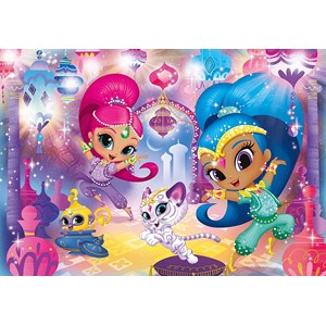 Clementoni (23705) - "Shimmer & Shine" - 104 brikker puslespil