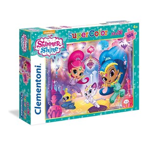 Clementoni (23705) - "Shimmer & Shine" - 104 brikker puslespil