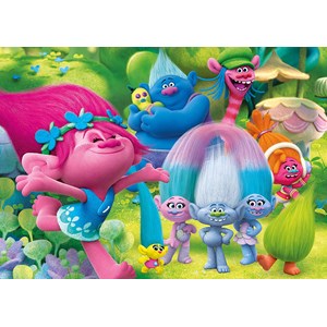 Clementoni (23981) - "Trolls" - 104 brikker puslespil
