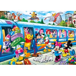 Clementoni (24464) - "Disney Train" - 24 brikker puslespil