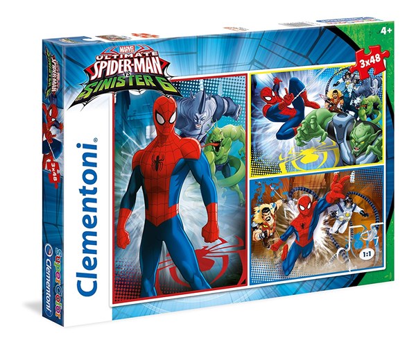 Clementoni (25217) - "Spider-Man" - 48 brikker puslespil