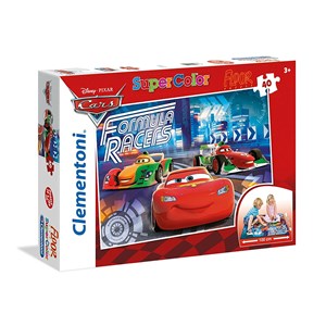 Clementoni (25442) - "Cars 3" - 40 brikker puslespil